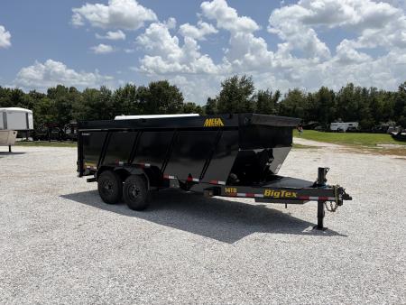 New 2027 15.4K Big Tex 14TD TANDEM TELESCOPIC DUMP W/ 4' SIDES/ 7GA FLOOR/ 83X16