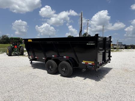New 2027 15.4K Big Tex 14TD TANDEM TELESCOPIC DUMP W/ 4' SIDES/ 7GA FLOOR/ 83X16