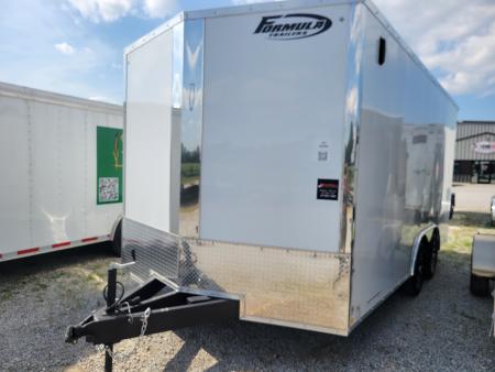 New 2026 Formula Trailers 8.5x16 Traverse Flat Top V-Nose 7k Cargo / Enclosed Trailer
