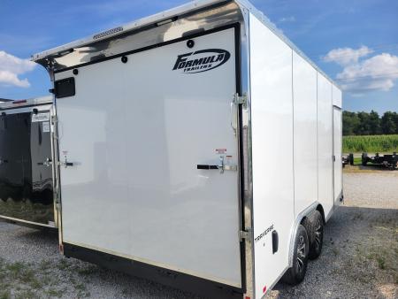New 2026 Formula Trailers 8.5x16 Traverse Flat Top V-Nose 7k Cargo / Enclosed Trailer