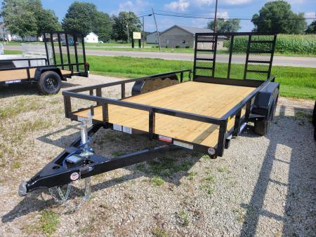 New 2026 Sure-Trac 7x14 Tube Top 7k Utility Trailer