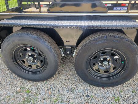 New 2026 Sure-Trac 7x14 Tube Top 7k Utility Trailer