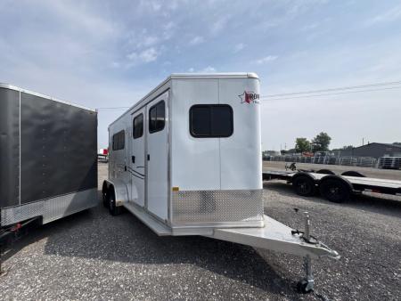 New 2025 Frontier Trailers 2 Horse | Stock / Stock Combo Trailer **Clearance**