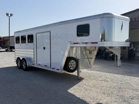 New 2026 Featherlite 3 Horse Gooseneck Premier Tack Horse Trailer