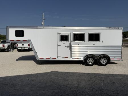 New 2026 Featherlite 3 Horse Gooseneck Premier Tack Horse Trailer