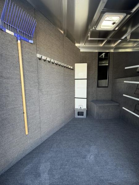 New 2026 Featherlite 3 Horse Gooseneck Premier Tack Horse Trailer