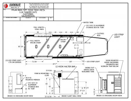 New 2026 Featherlite 3 Horse Gooseneck Premier Tack Horse Trailer