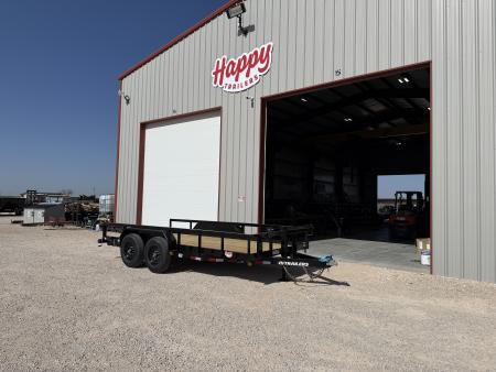 New 2026 PJ 83 x16' Angle Pipetop Trailer – P8