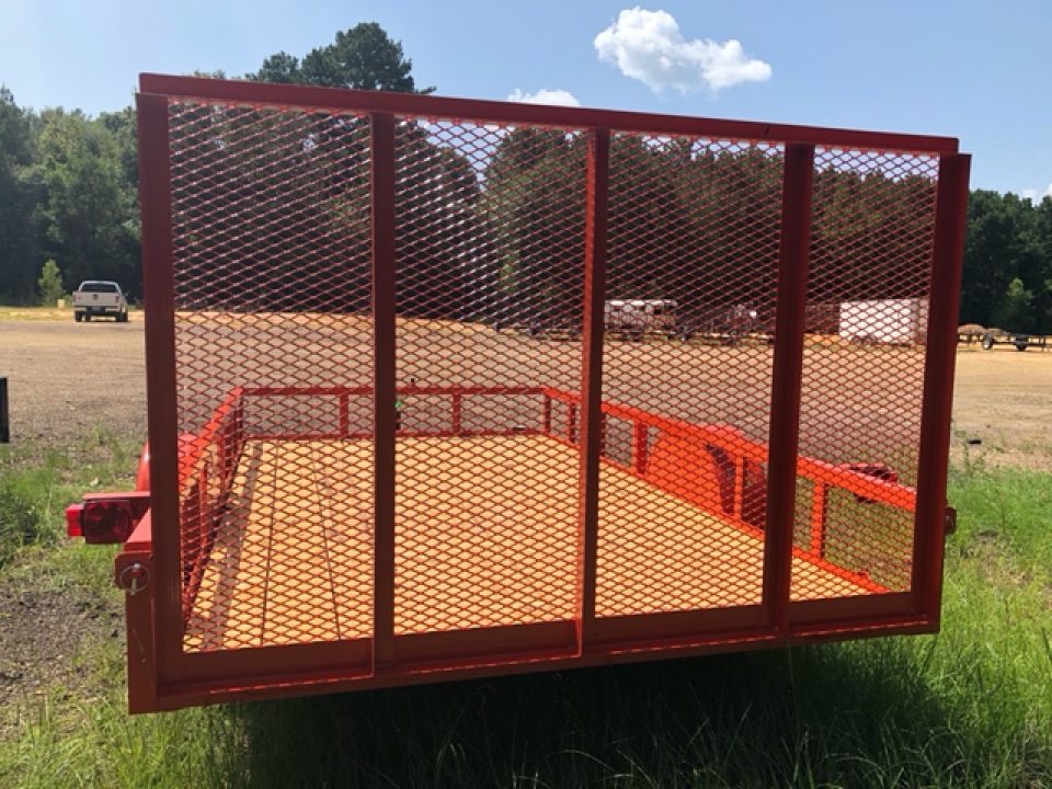 New 2026 Long Run Trailers 6'4"x12' Angle Top Utility Trailer