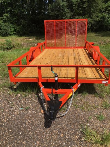 New 2026 Long Run Trailers 6'4 x12' Angle Top Utility Trailer
