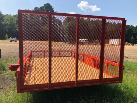New 2026 Long Run Trailers 6'4"x12' Angle Top Utility Trailer