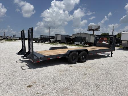 New 2026 Lamar 83X24 TANDEN 14K GOOSENECK W / STAND UP RAMPS