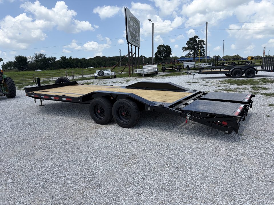 New 2027 MAXX-D 102X24 TANDEM 22K EQUIPMENT W / MAX RAMPS & HYDRO JACK