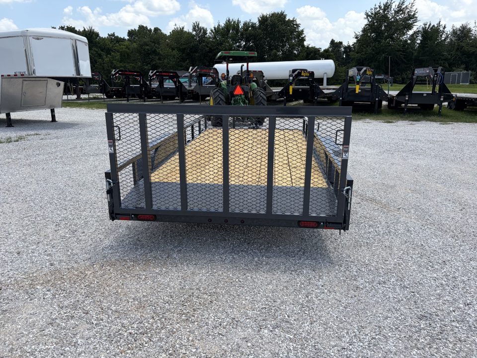 New 2027 Lamar 83X16 TANDEM 7K UTILITY W / 2FT DOVE & 3FT RAMP GATE