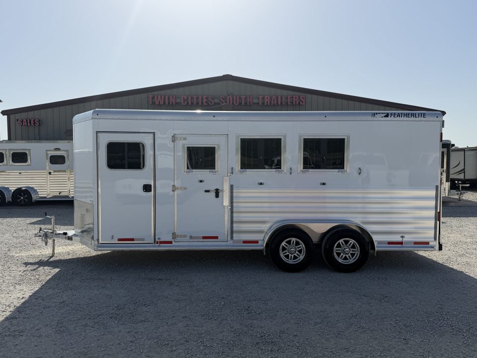 New 2026 Featherlite 3 Horse Bumper Pull Horse Trailer