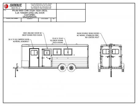 New 2026 Featherlite 3 Horse Bumper Pull Horse Trailer