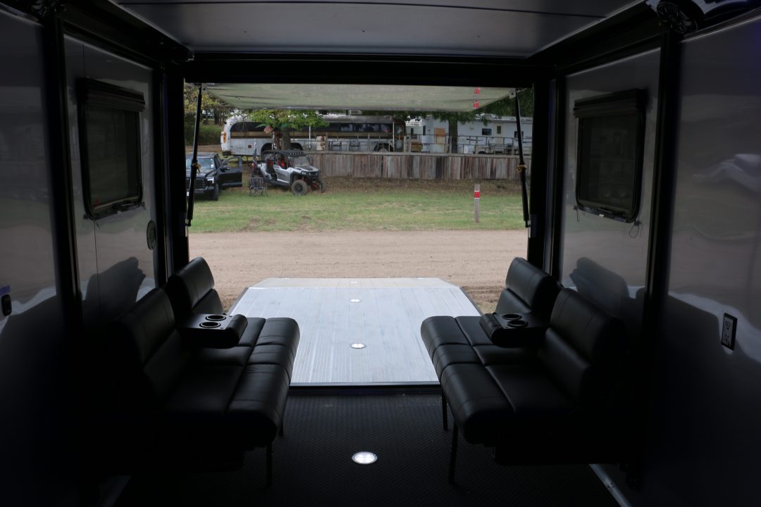 New (ON ORDER) 8.5' X 32' HYBRID ENCLOSED TRAILER W/ LIVING QUARTERS ST# SOLD