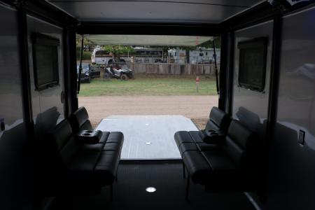 New (ON ORDER) 8.5' X 32' HYBRID ENCLOSED TRAILER W/ LIVING QUARTERS ST# SOLD