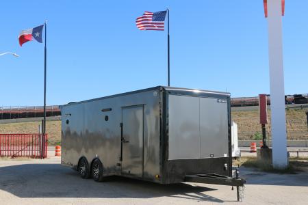 New 24' NOS Package Race Trailer W/Sliding Glass Doors ST# SOLD
