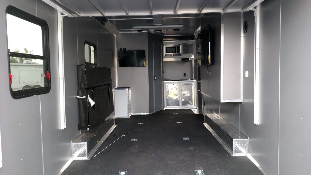 New 24ft MOTORCYLE Trailer with LIVING QUARTERS