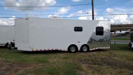 New 24ft MOTORCYLE Trailer with LIVING QUARTERS