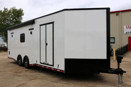 New 26FT RACE TRAILER W/ DRIVE OVER RAMPS ST#96343