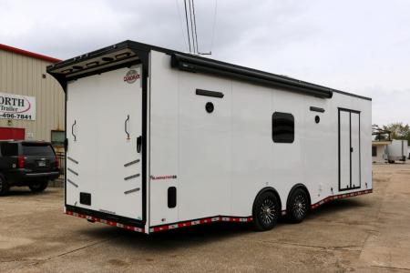 New 26FT RACE TRAILER W/ DRIVE OVER RAMPS ST#96343