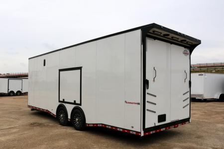 New 26FT RACE TRAILER W/ DRIVE OVER RAMPS ST#96343