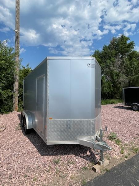 Used 2020 E-Z Hauler 7x14 Cargo / Enclosed Trailer