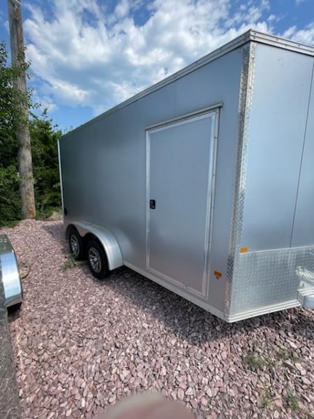 Used 2020 E-Z Hauler 7x14 Cargo / Enclosed Trailer