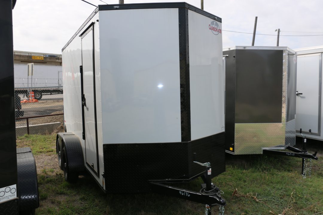 New 6 x 12 EHW Screwless Exterior Tandem Axle st# SOLD