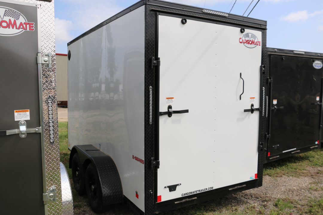 New 6 x 12 EHW Screwless Exterior Tandem Axle st# SOLD