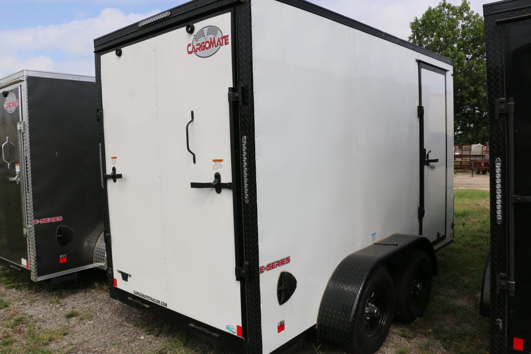 New 6 x 12 EHW Screwless Exterior Tandem Axle st# SOLD