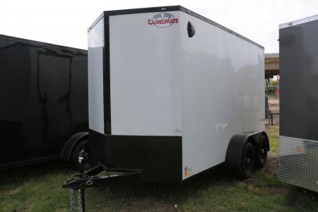 New 6 x 12 EHW Screwless Exterior Tandem Axle st# SOLD