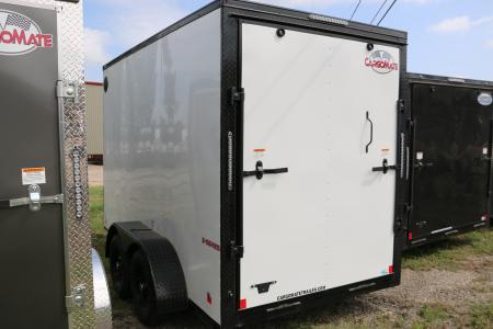 New 6 x 12 EHW Screwless Exterior Tandem Axle st# SOLD