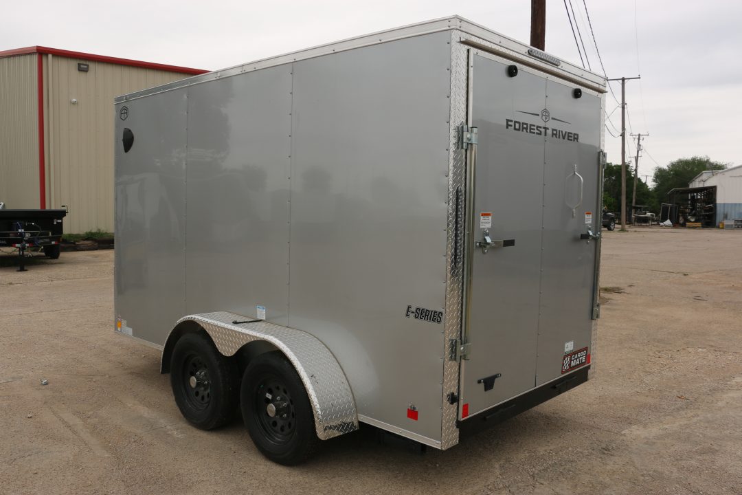 New 6 x 12 EHW Screwless Exterior Tandem Axle st#SOLD