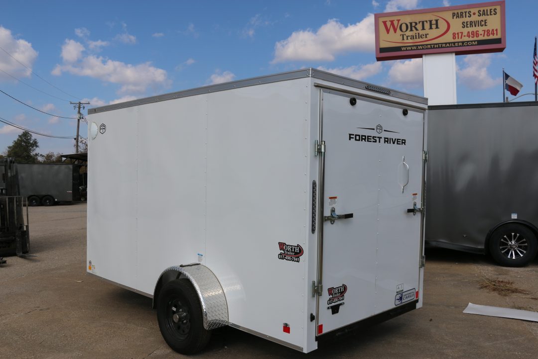 New 6 X 12 Semi Screwless Exterior Single Axle ST# ON ORDER