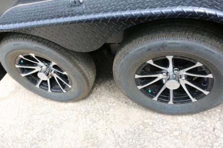 New 7 x 14 V-Low Motorcycle Trailer ST# SOLD