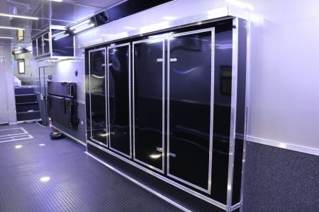 New 2026 Cargo Mate 8.5 X 44 ELIMINATOR SS RACE TRAILER W/ BATH, BED AND MUCH MORE
