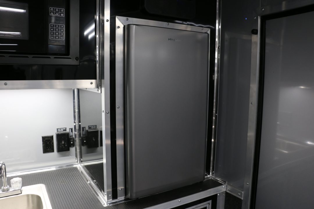 New 8.5"x34' ELIMINATOR SS W/BATHROOM, MINI SPLIT, AWNING AND MORE!