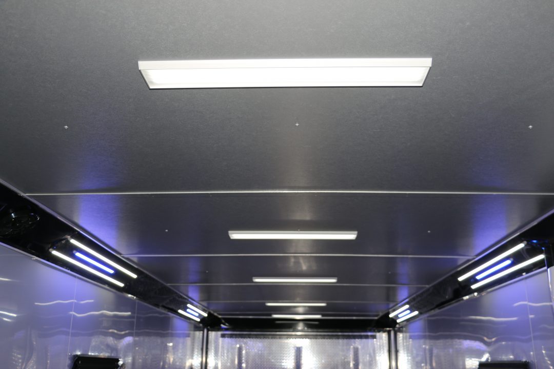 New 8.5"x34' ELIMINATOR SS W/BATHROOM, MINI SPLIT, AWNING AND MORE!