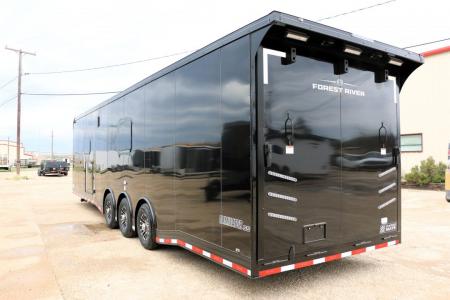 New 8.5"x34' ELIMINATOR SS W/BATHROOM, MINI SPLIT, AWNING AND MORE!