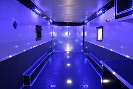 New 8.5"x34' ELIMINATOR SS W/BATHROOM, MINI SPLIT, AWNING AND MORE!