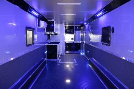 New 8.5"x34' ELIMINATOR SS W/BATHROOM, MINI SPLIT, AWNING AND MORE!