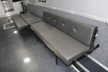 New 8.5' X 44' GOOSENECK RACE CAR TRAILER W/ LIVING QUARTERS