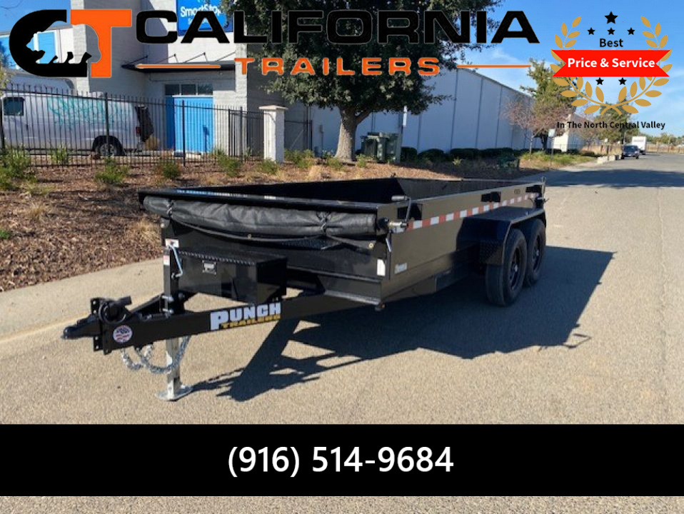 New 2026 Punch 83 x 14 Scissor Dump, 14K Dump Trailer