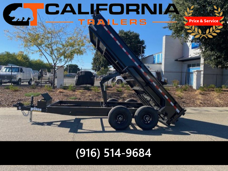 New 2026 Punch 83 x 14 Scissor Dump, 14K Dump Trailer