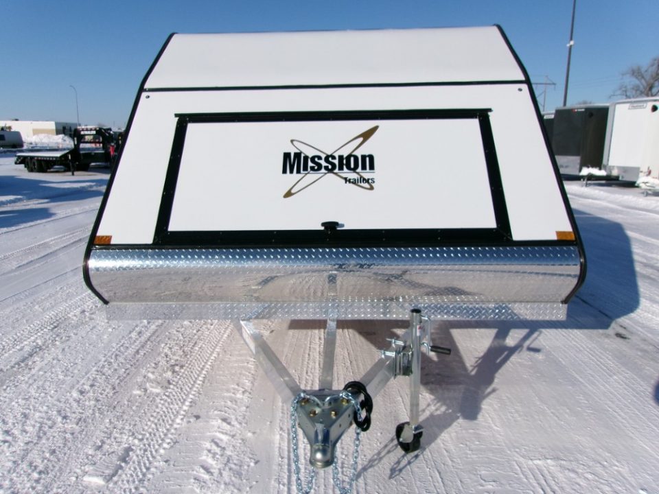 New 2026 Mission 101" X 12' Snowmobile Trailer