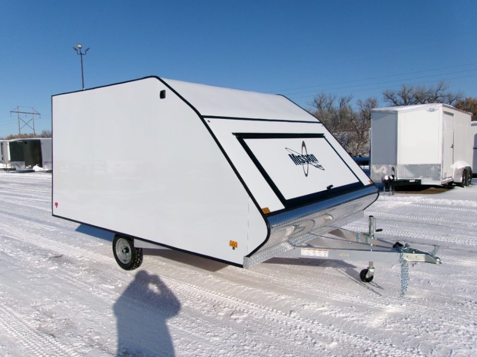 New 2026 Mission 101" X 12' Snowmobile Trailer