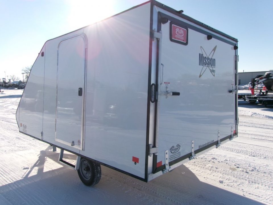 New 2026 Mission 101" X 12' Snowmobile Trailer